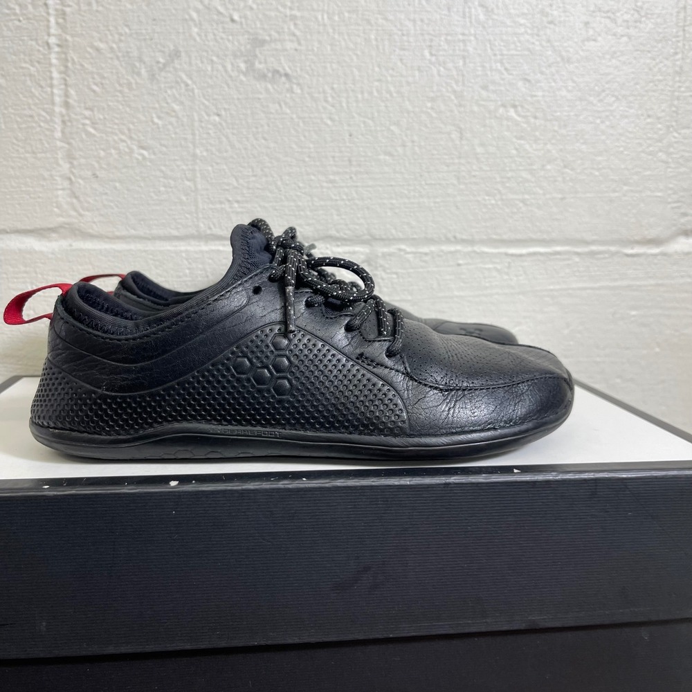 Vivobarefoot‎ Primus Lux Black Leather Minimalist Comfort Shoes Women 36 EU/6 US